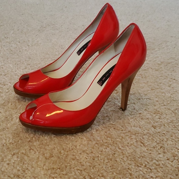 Steven By Steve Madden Shoes - Steven by steve madden red Lalo pumps size 9.5 euc